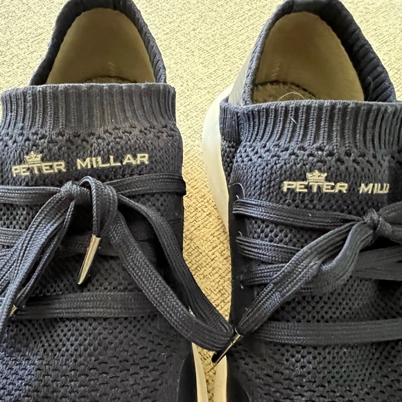 Peter Millar HYPERLIGHT Womens Sneaker Golf Shoe Navy Blue Womens Size 7 - Picture 4 of 5